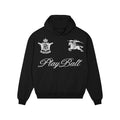 Black polo playball hoodie
