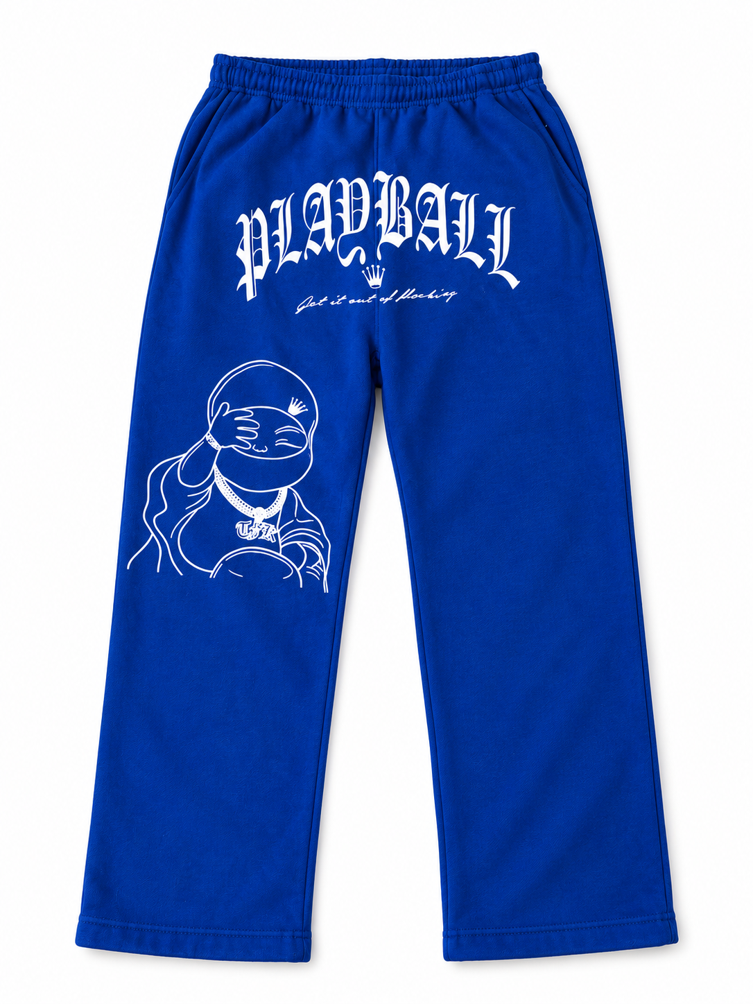 Royal blue Buddha sweats
