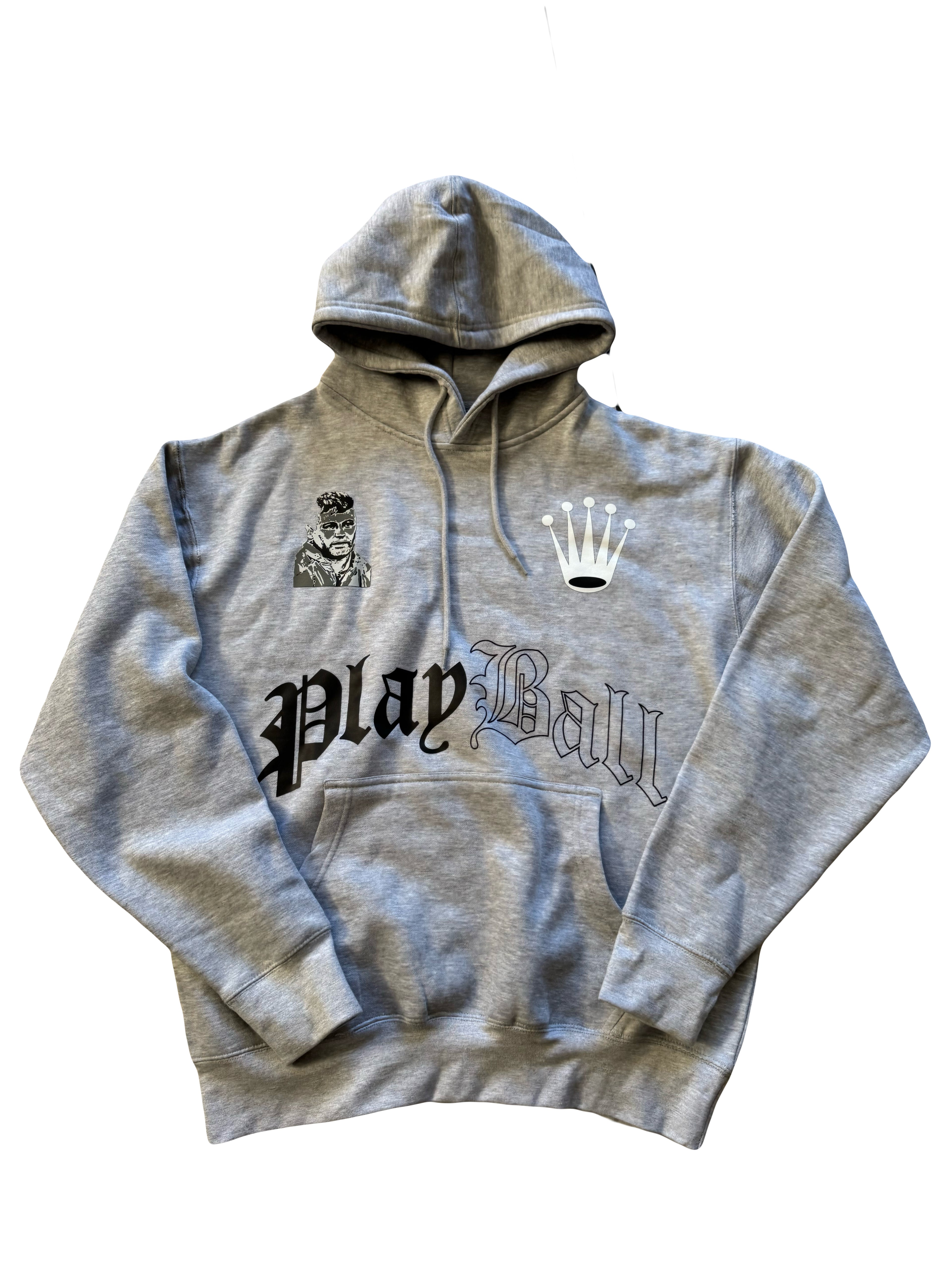 Playball grey chapo hoodie