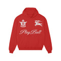 Red polo playball hoodie