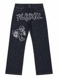 Charcoal Halloween Robber Jeans