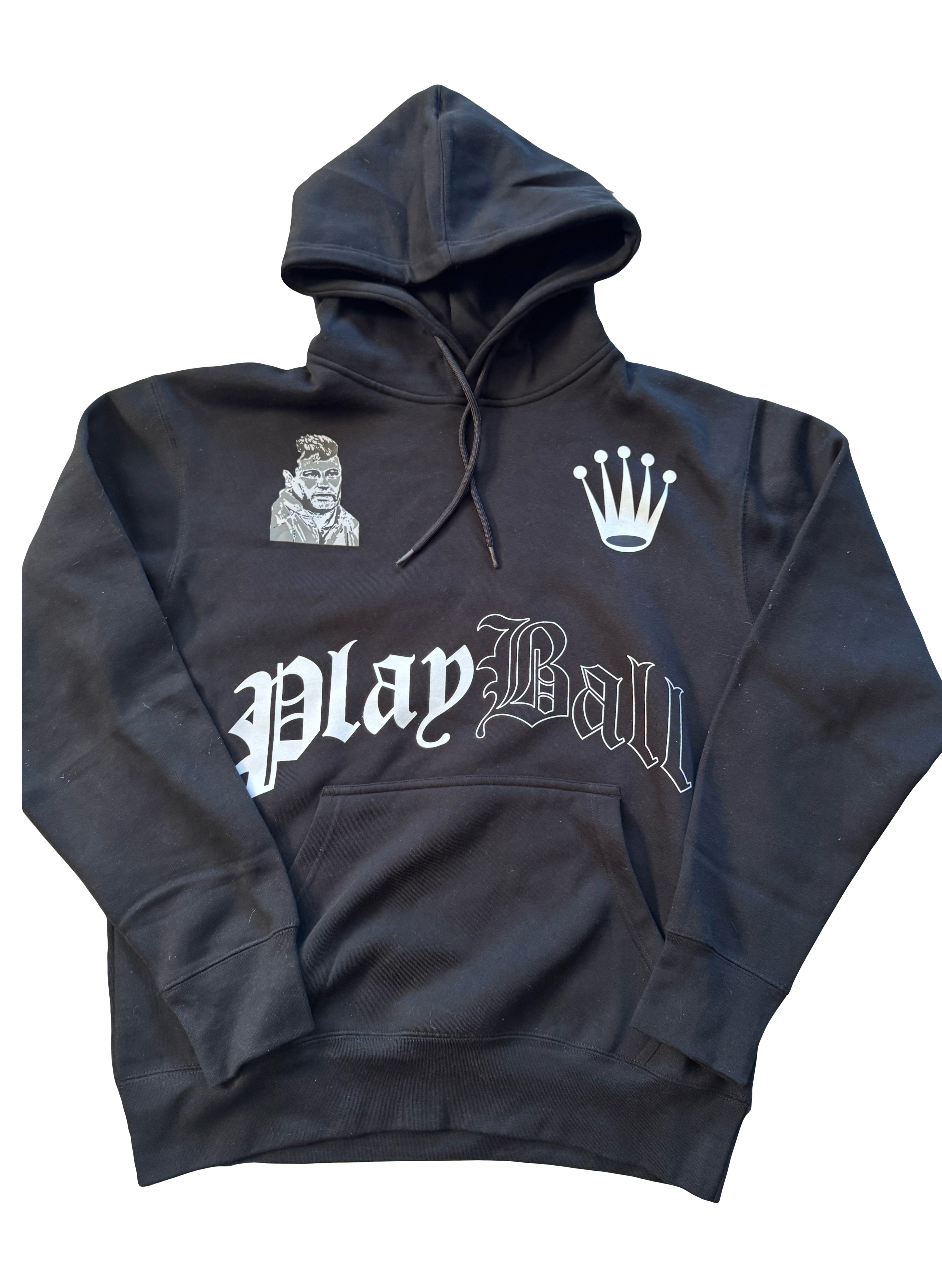 Playball black chapo hoodie