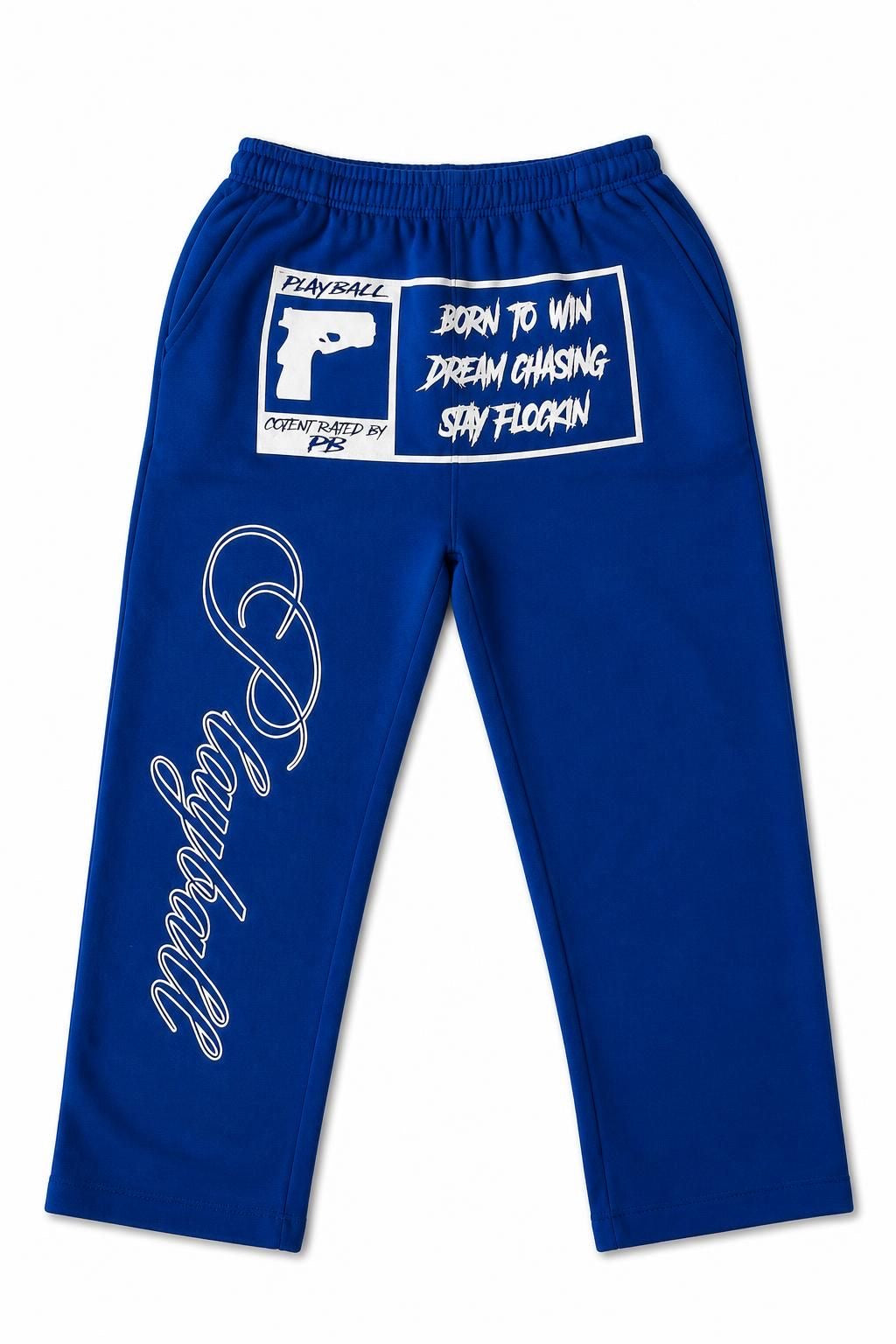 Royal blue Glock sweats