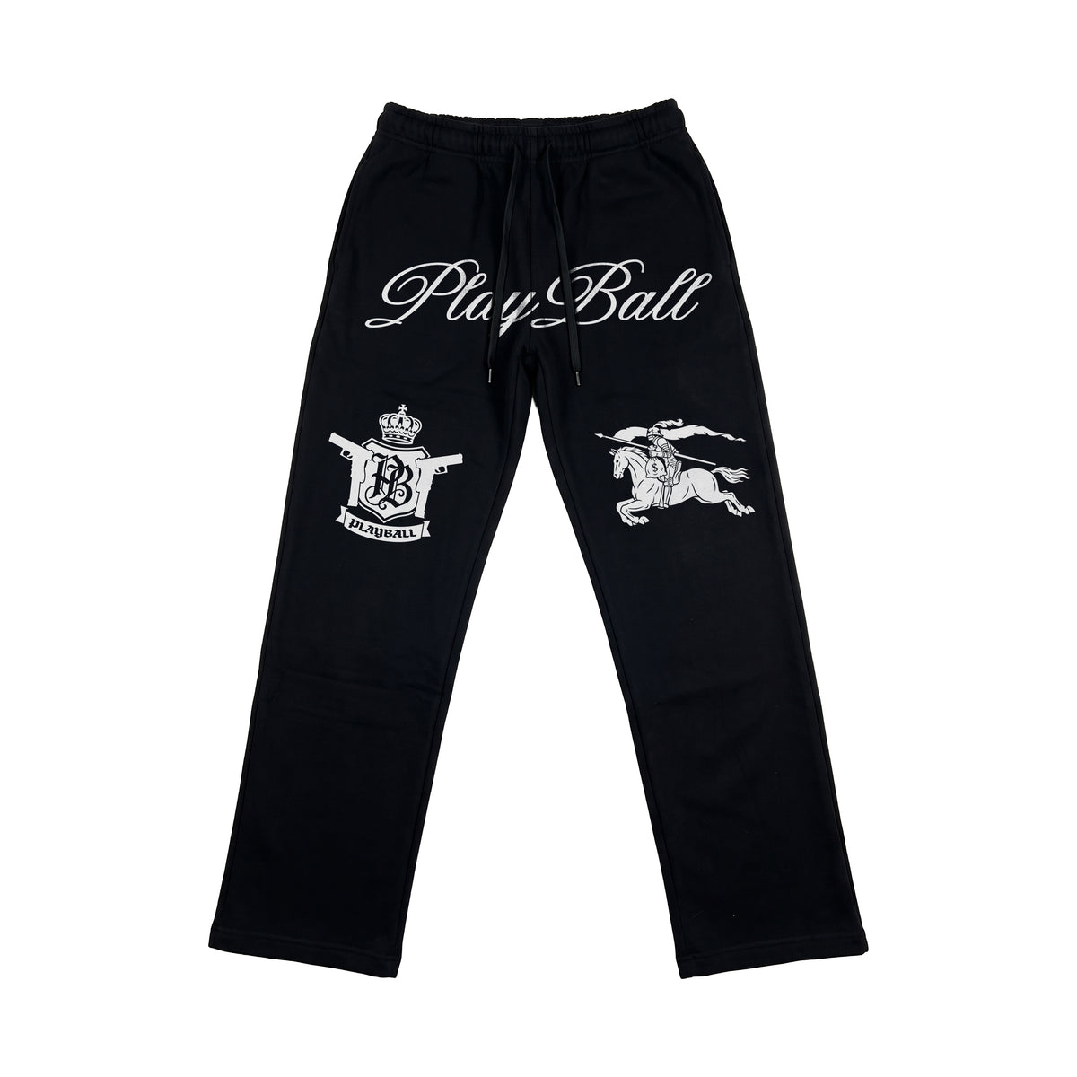 Black polo playball sweats