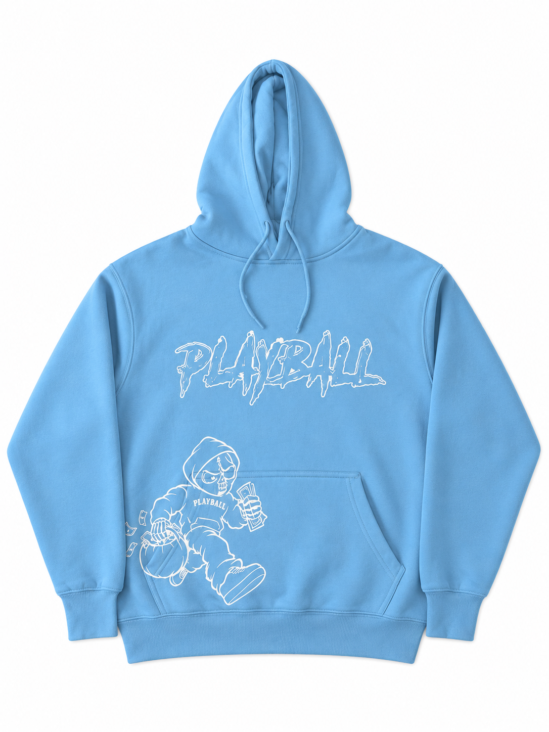 Baby Blue HalloweenRobber Hoodie