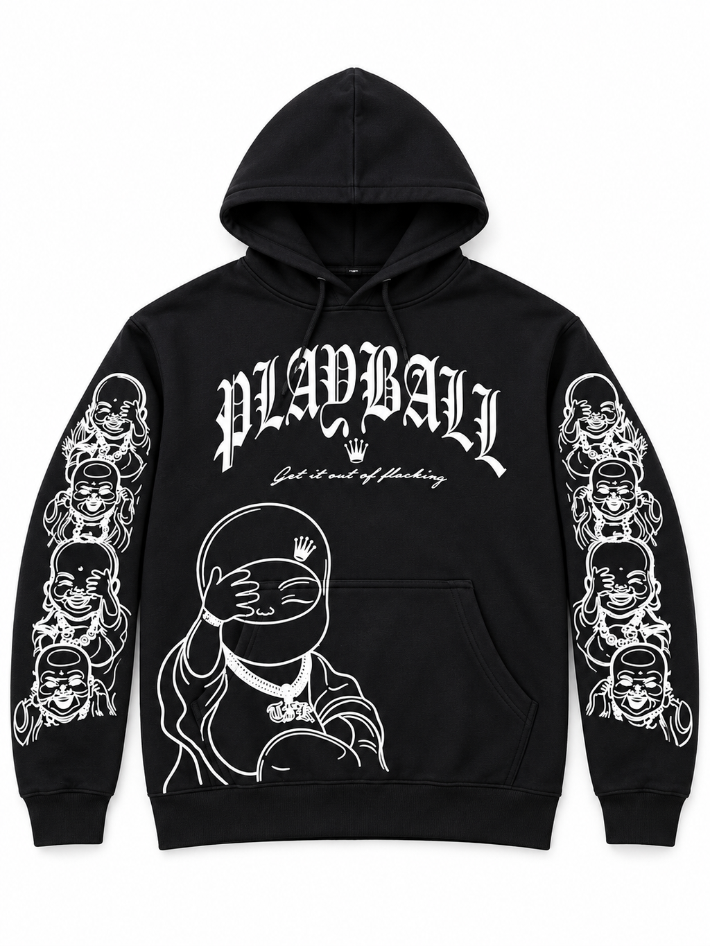 Black Buddha Hoodie