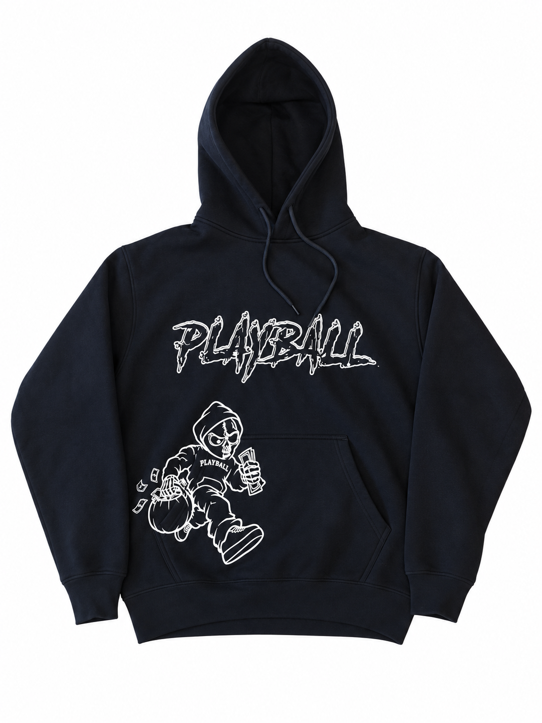 Black Halloween Robber Hoodie