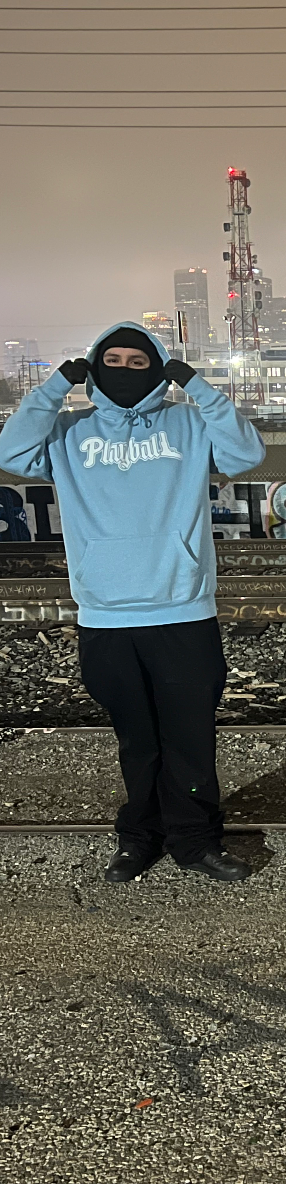 Baby Blue Buddha hoodie