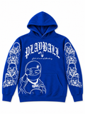 Royal blue Buddha hoodie