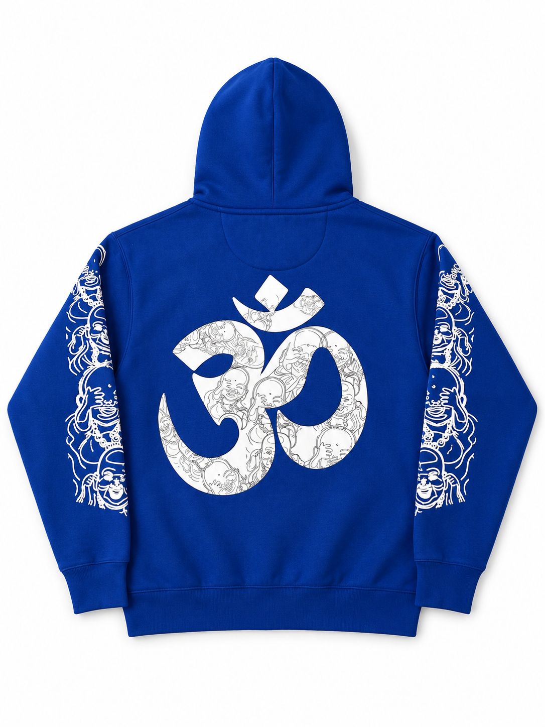 Royal blue Buddha hoodie