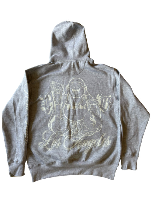 Grey Buddha hoodie