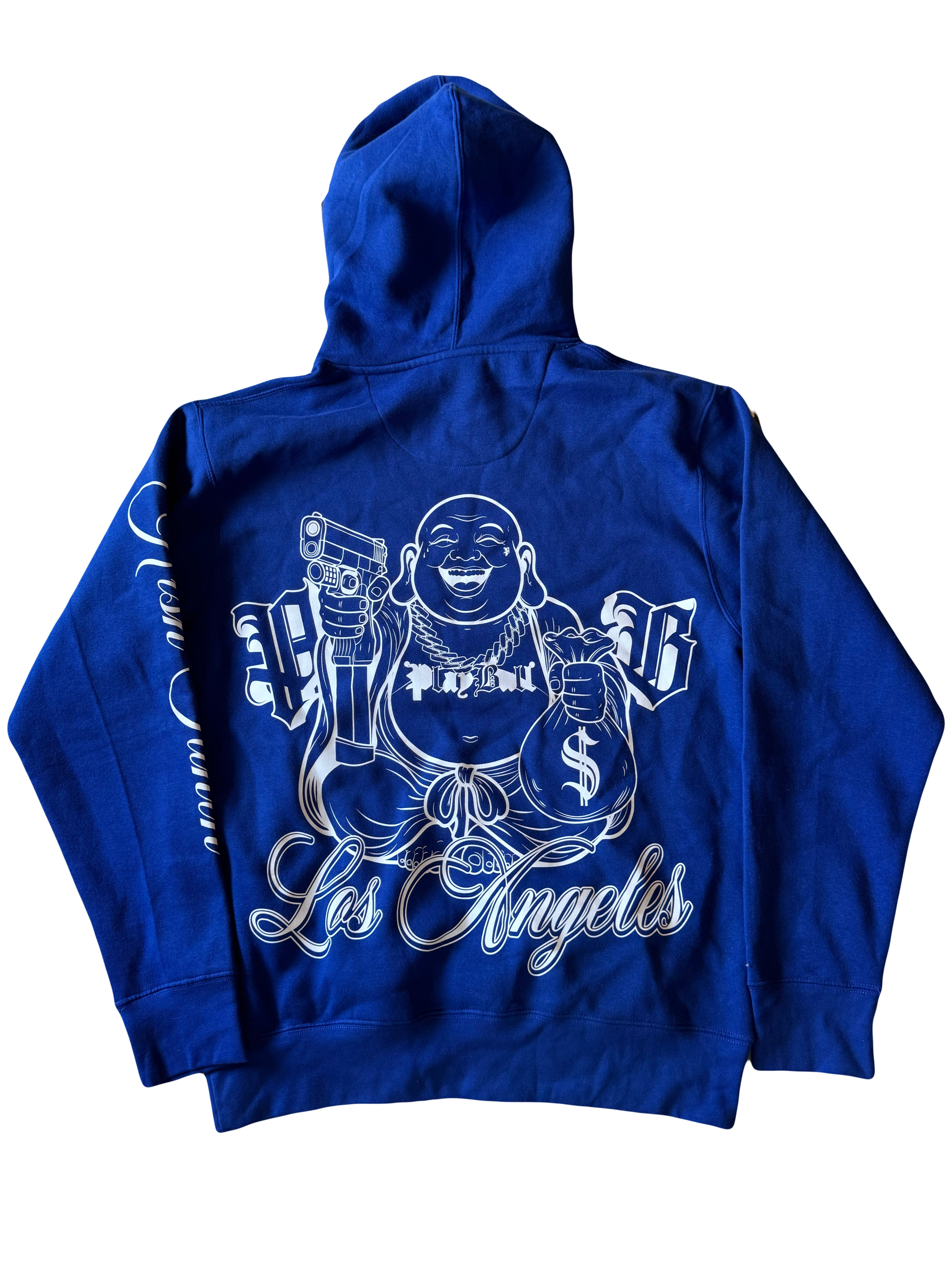 Royal blue Buddha hoodie